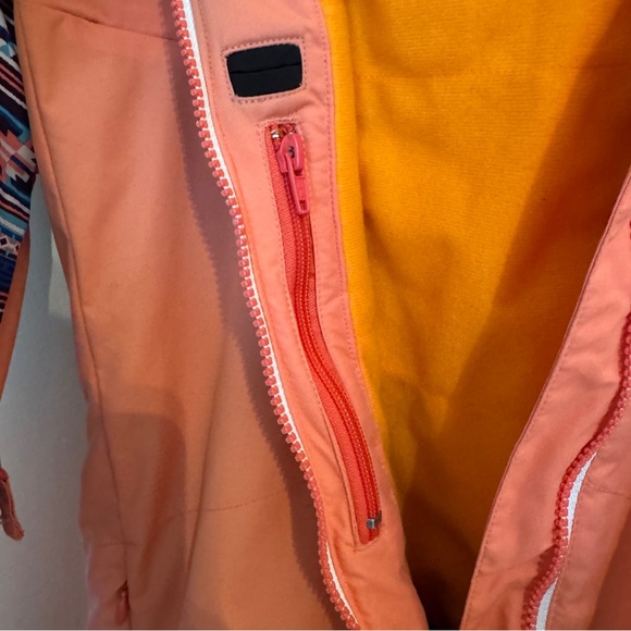 PWDR Room Jacket in Orange/Coral in Geometric Pattern - Picture 7 of 10